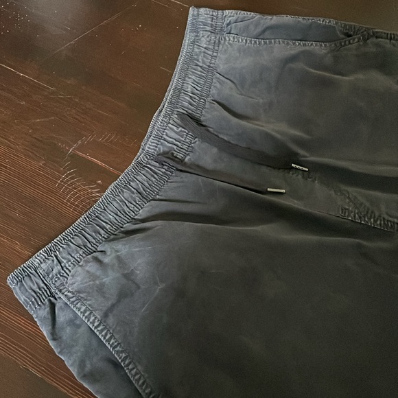 Navy Men's AE American Eagle Flex Trekker Woven Cotton Joggers In Size Small - Picture 5 of 13